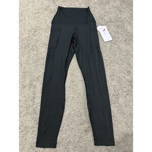 Yogalicious Black Lux Tribeca Ankle Tight Size XS New With Tags $78